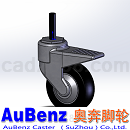 脚轮3D模型Solidworks设计