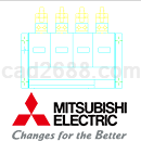 ACB空气断路器CAD图纸DXF格式三菱断路器选型