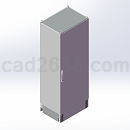 TC架体总装图IGS格式三维柜体3D模型箱体柜子配电柜