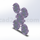 泵原理机构三维建模图纸图纸stp igs格式 3D模型