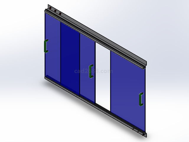 推拉门模型Solidworks模型