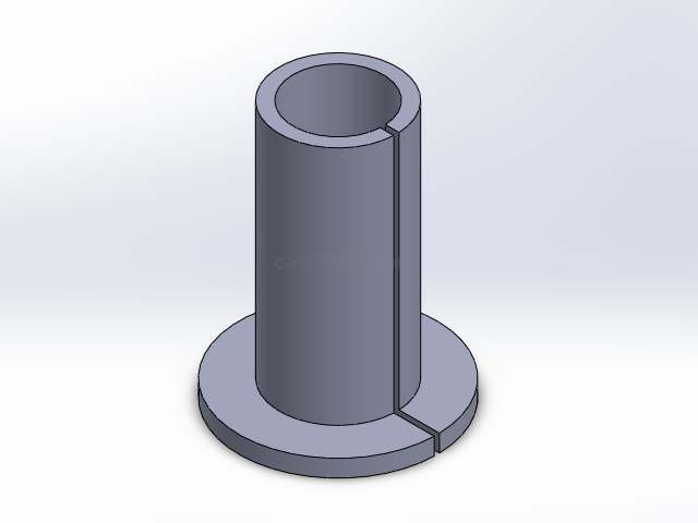 轴套3D模型  轴套模型  solidworks模型