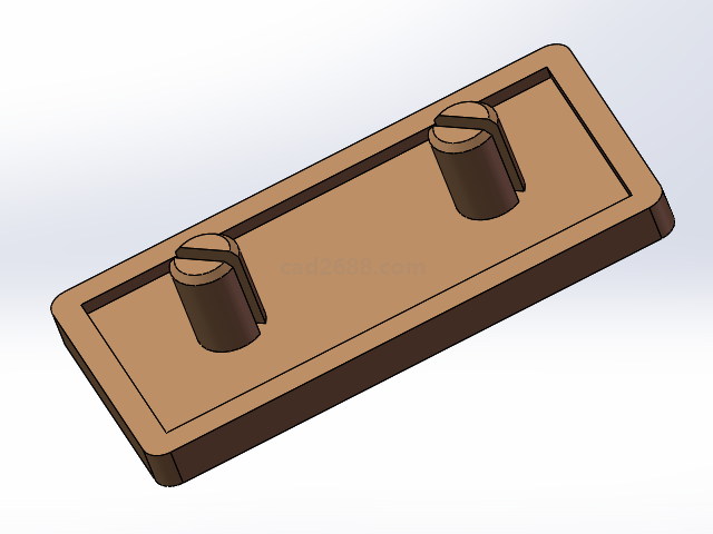 塑胶端盖模型  ARC塑胶端盖3D模型 solidworks模型