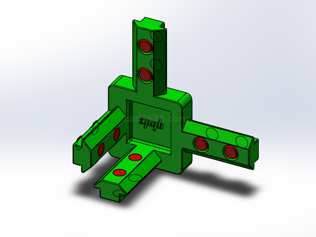三维连接件模型 ADW三维连接件3D模型 SOLIDWORKS模型