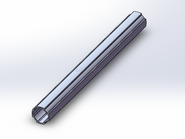 AFG05系列铝型材3D模型  铝型材模型 solidworks模型