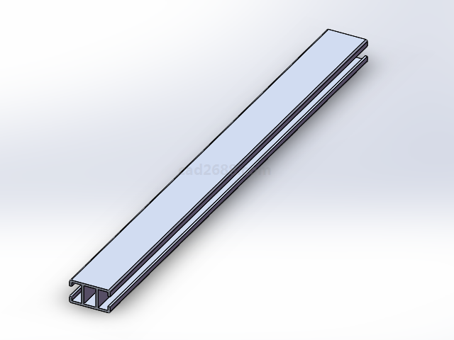 AGB06系列铝型材3D模型  铝型材模型 solidworks模型