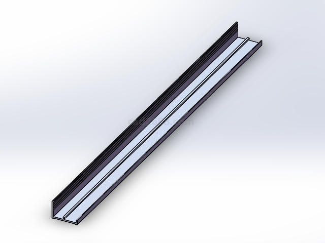 AMH05系列铝型材 铝型材模型  solidworks模型