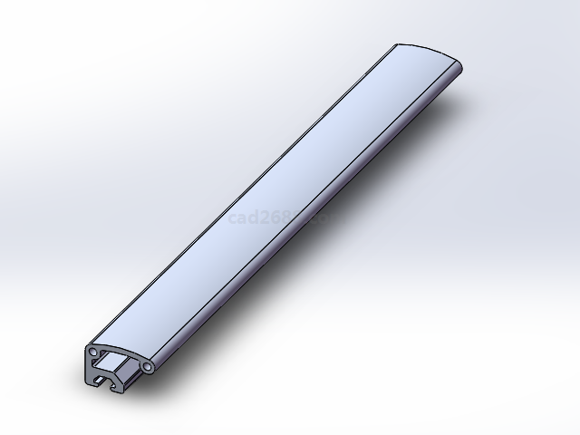 AOB02系列铝型材模型 铝型材模型  solidworks模型