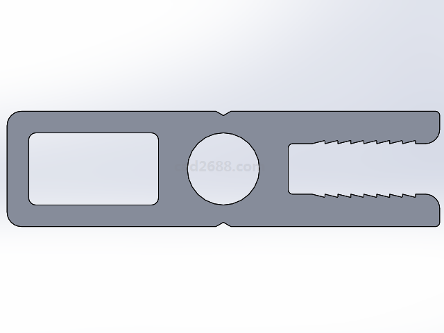 ATS05-C系列铝型材3D模型  铝型材模型  solidworks模型
