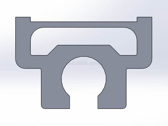 ATS05-HK系列铝型材3D模型  铝型材模型  solidworks模型