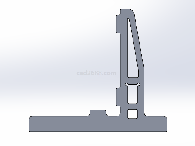 TS05-LHK系列铝型材3D模型  铝型材模型 soliworks模型