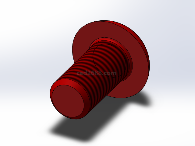 AIF31螺栓3D模型  螺栓模型 Solidworks模型