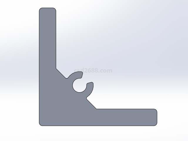 TY05-A系列铝型材3D模型  铝型材模型  Solidworks模型