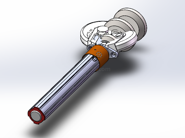 精益管立柱3D模型 精益管立柱模型  solidworks模型