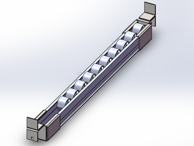 流利条3D模型 流利条模型 solidworks模型