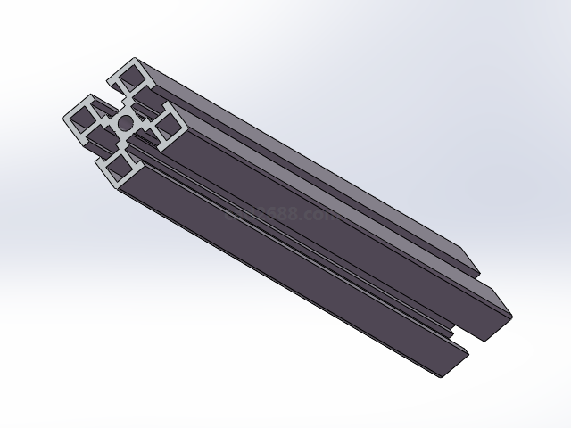 机架型材3D模型  机架型材模型 solidworks模型