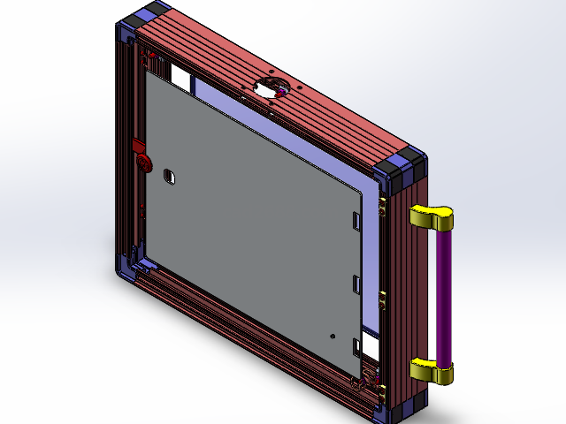 控制箱3D模型  控制箱模型 solidworks模型