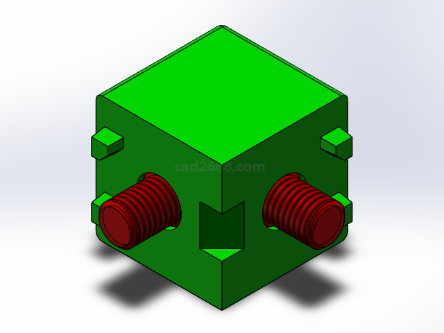 端面连接件3D模型  端面连接件模型 solidworks模型