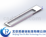 电梯轿厢操纵壁模型 操纵壁3D模型STP格式 拓普锐电梯软件