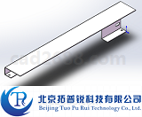 电梯轿厢前壁封头右上模型 前壁封头右上3D模型STP格式 拓普锐电梯软件
