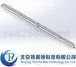 电梯轿厢前轿壁加强筋模型 前轿壁加强筋3D模型STP格式 拓普锐电梯软件