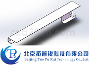 电梯轿厢前壁封头左下3D模型 前壁封头左下模型STP格式 拓普锐电梯软件