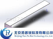 电梯轿厢前壁封头右下3D模型 前壁封头右下模型STP格式 拓普锐电梯软件