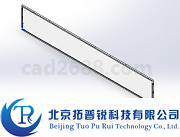 电梯轿厢轿壁板B33D模型 轿壁板模型STP格式 拓普锐电梯软件
