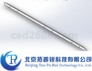 电梯轿厢轿底右侧框3D模型 轿底右侧框模型STP格式 拓普锐电梯软件