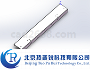 电梯轿厢轿底前端板3D模型 轿底前端板模型STP格式 拓普锐电梯软件