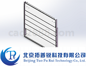 电梯轿厢轿顶3D模型 轿顶模型STP格式 拓普锐电梯软件