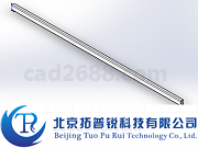 电梯轿厢门机滑槽3D模型 门机滑槽模型STP格式 拓普锐电梯软件