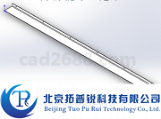 电梯轿厢轿顶左右挡板3D模型 轿顶左右挡板模型STP格式 拓普锐电梯软件