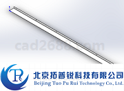 电梯轿厢轿顶后挡板3D模型 轿顶后挡板模型STP格式 拓普锐电梯软件