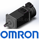 欧姆龙伺服电机Solidworks模型  电机模型 电机3D模型 伺服电机模型