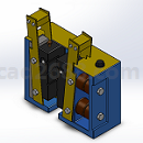 电梯安全钳BQ1500渐进式3D模型SolidWorks设计