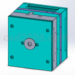 注塑模具设计3D模型SolidWorks设计 模具设计  模具模型3D设计