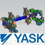 安川机器人ES165D爪手UG格式 安川机器人模型 安川机器人3D模型UG格式