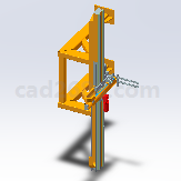 自动化设备模型 龙门三轴搬运机械手3D模型X_T格式