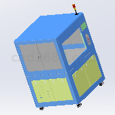 方通焊接的机架3D模型 stp格式