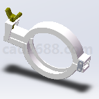 抱箍3D模型X_T格式 