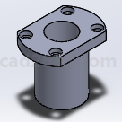 solidworks设计模型LMHxxUU+LMHxxLUU直线轴承