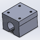 solidworks设计SBR系列滑块 滑块模型 滑块设计 滑块3D模型