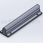 solidworks设计SBS导轨（配SBR滑块）导轨模型 导轨3D模型