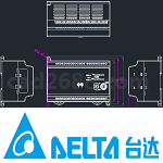 PLC可编程控制器图集 台达工业自动化  图纸DWG格式