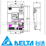 变频器图集 变频器图纸  台达工业自动化变频器选型图纸DWG格式