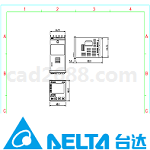台达计时计数转速器图纸DWG格式